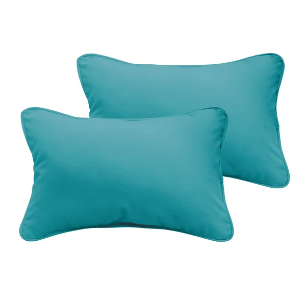 Humble and Haute Sloane Dark Blue 12 x 24-Inch Indoor/ Outdoor Pillow Set - Size: OSPS4116