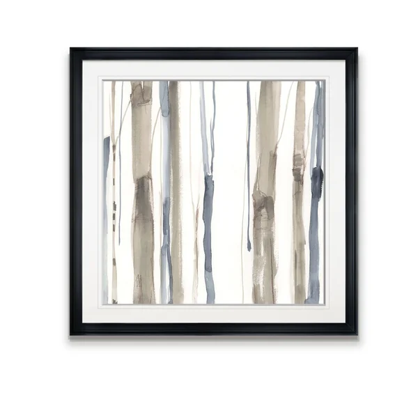 Duo Tone Trees I -Framed Giclee Print - 28x28