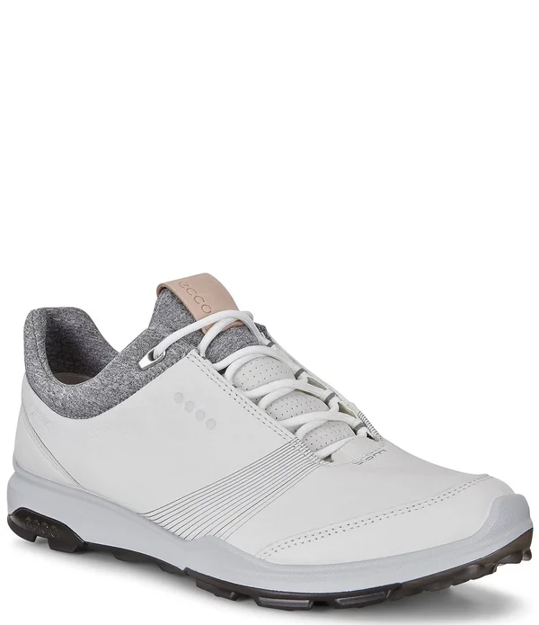 Ecco Women's Biom Hybrid 3 GTX Golf Shoes - White/Black