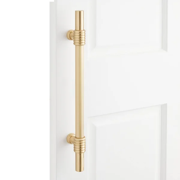 8x22 Brady Solid Brass Door Pull in Satin Brass - Signature Hardware