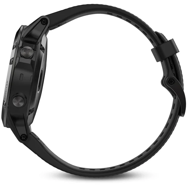 Garmin fenix 5 Sapphire Multisport GPS Watch - 1.2x22 Display - Black with Black Band