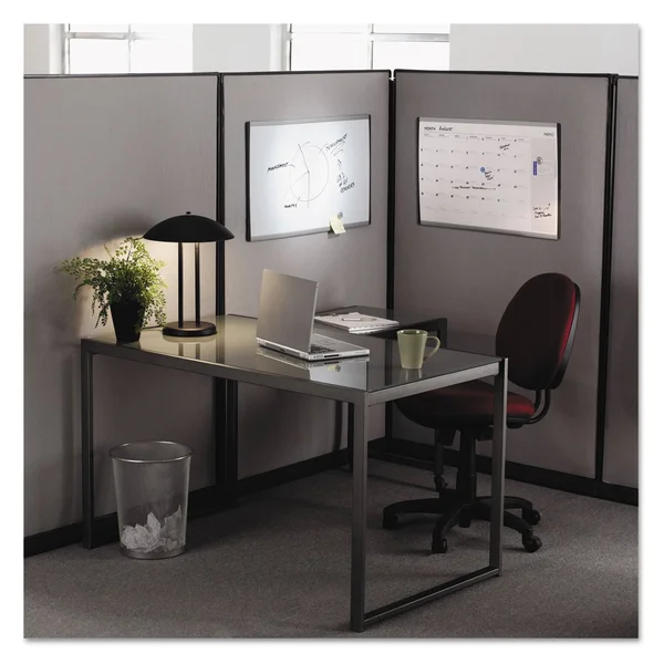 Quartet Arc Cubicle - Whiteboard - wall mountable - 29.92 in x 18.11 in - painted steel - magnetic