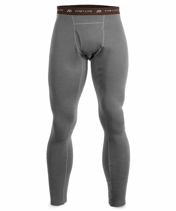 Men's Furnace Long John Ash Grey, S by First Lite
