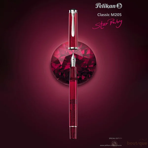 Pelikan Classic M205 Fountain Pen Star Ruby Special Edition Medium