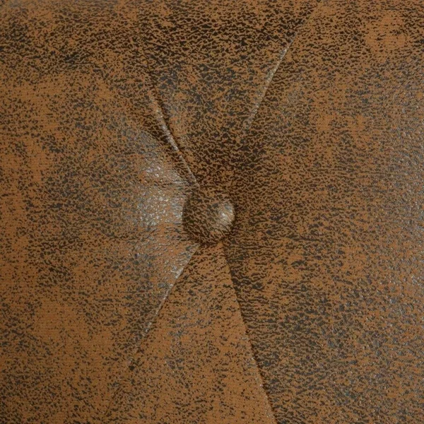 vidaXL Chesterfield Sofa 2-Seater Artificial Leather Brown