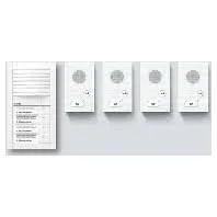 Door Station Set Set VAB 850-4 W - Siedle, Set VAB 850-4 W, 210010037-00, Door Intercom