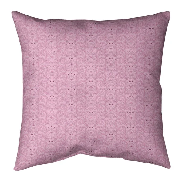 FunThird Eye Pattern Throw Pillow - 20 x 20 - Pink Pastel - Polyester