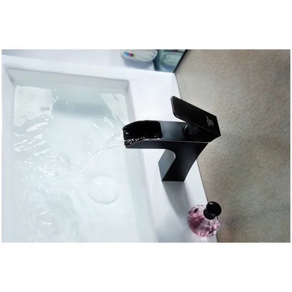 Anzzi Forza Series Single Hole Single-Handle Low-Arc Bathroom Faucet in Oil Rubbed Bronze