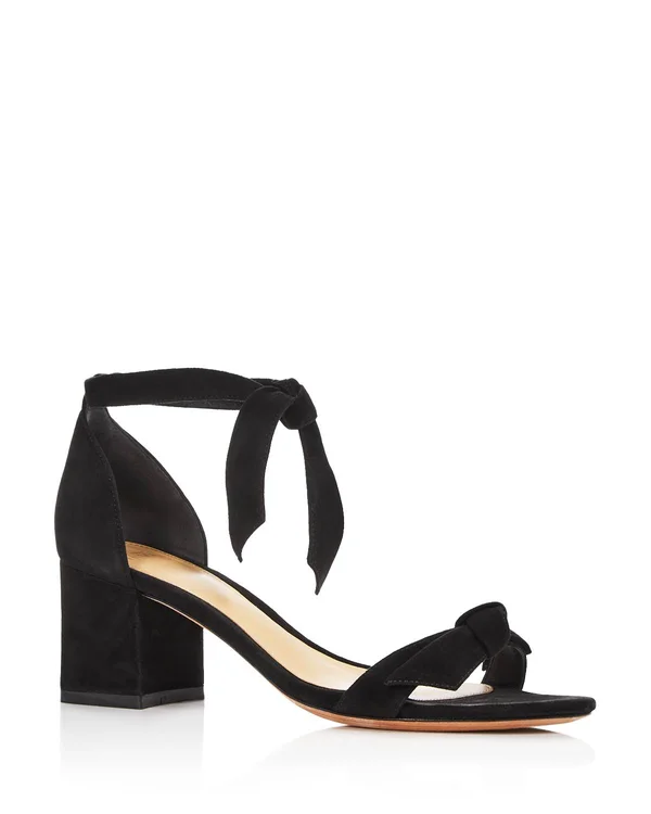 Alexandre Birman Clarita Knotted Leather Sandal - White