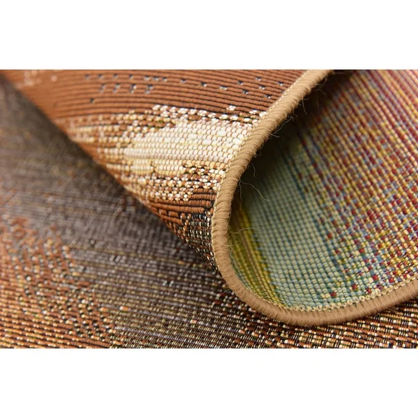 Unique Loom Shore Outdoor Area Rug - 4& x 6&
