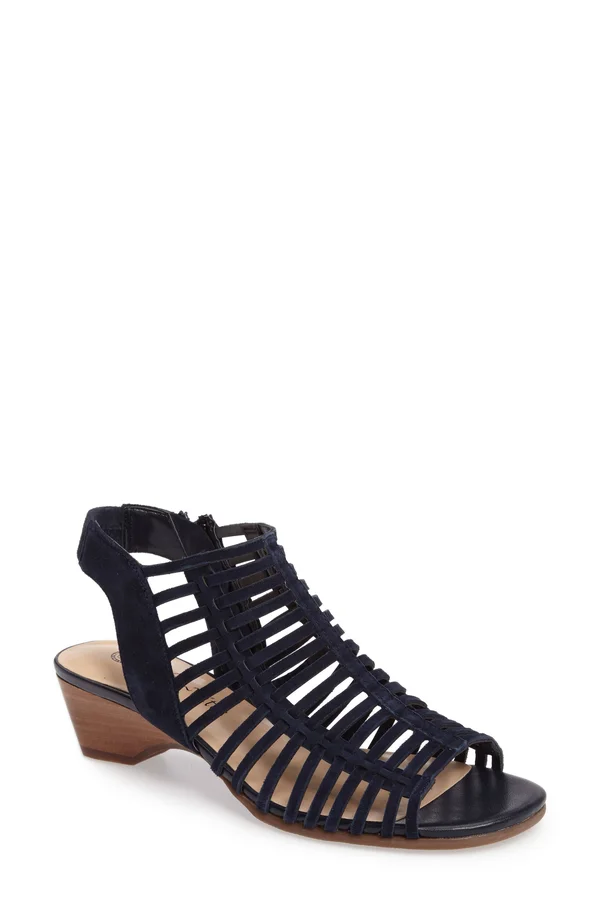Bella Vita Pacey Women's Sandal - Navy Size 7