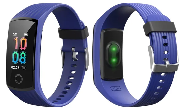 Genius Fit Watch Multifunctional Water-Proof Smart Watch GPS - Fitness, Sleep & Health Monitor Blue