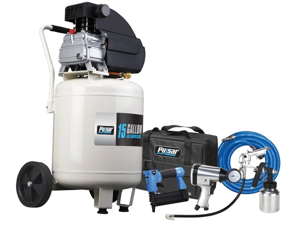 Pulsar PCE6150VK Air Compressor, 15 Gallon