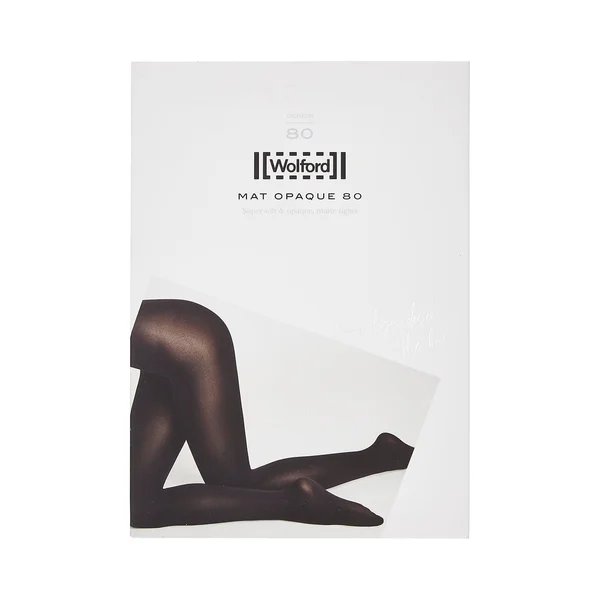 Wolford Black Opaque 80 Tights