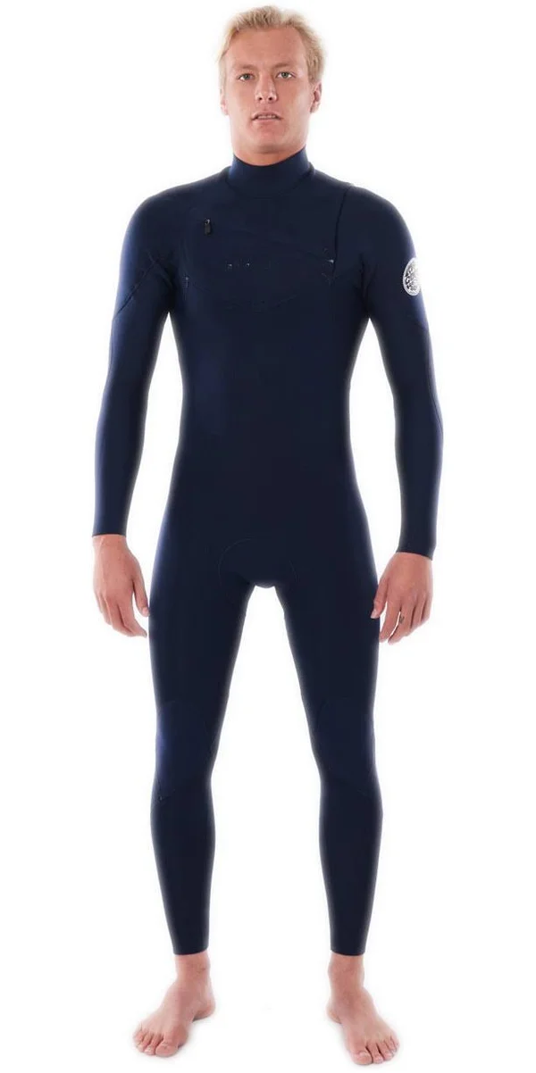 Rip Curl Mens 2021 Dawn Patrol Performance 4/3mm Chest Zip Wetsuit WSM