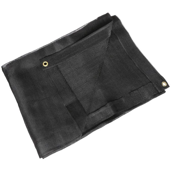 Zoro Select 3zrv7 Tarpaulin - Mesh, Polyeth, Cut Size 10x12ft, Black