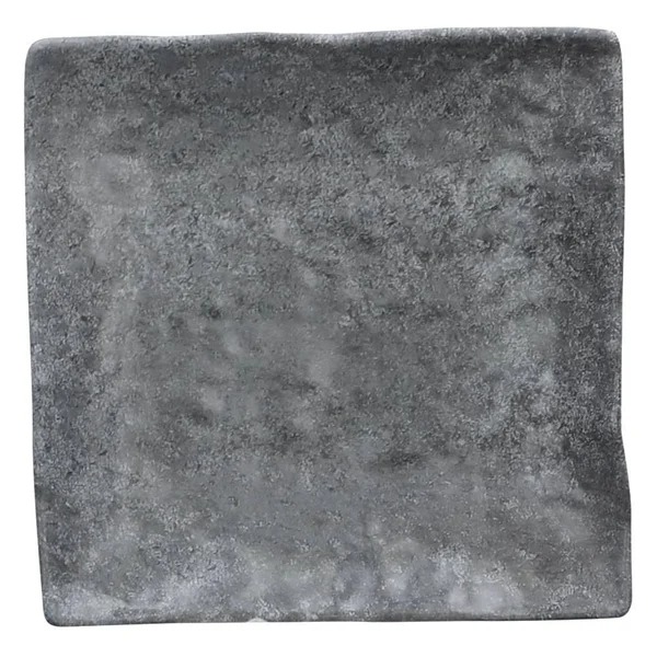 Elite Global Solutions D6118SQ-CO Basalt 6x22 Coal Square Melamine Plate - 6/Case