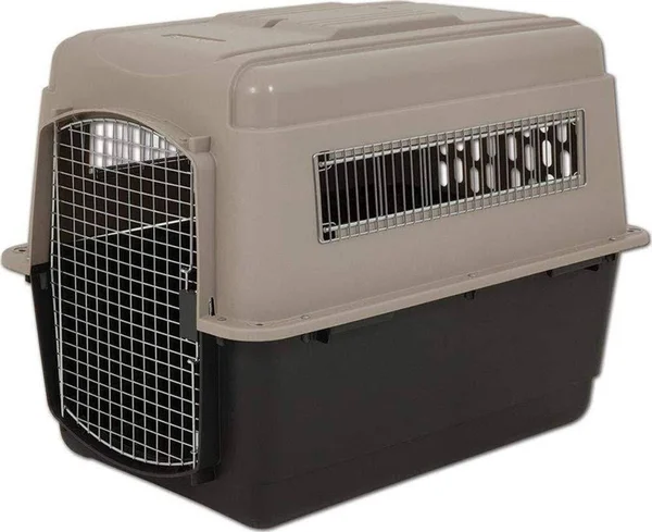 Petmate Ultra Vari Kennel 70-90Lbs Taupe/Black