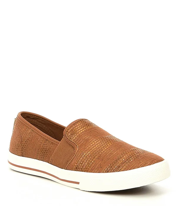 Lauren Ralph Lauren Tan Jinny Slip on Sneakers