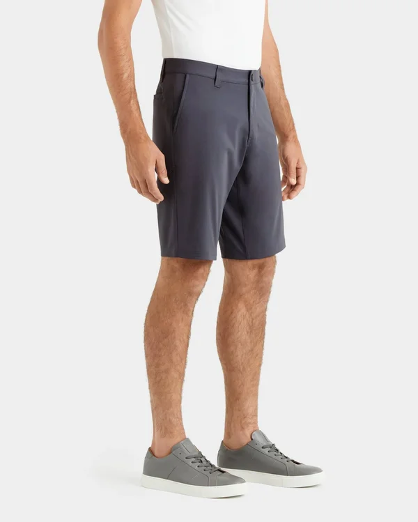 Men's Golf Shorts, Rhone 11x22 Commuter Short, Khaki, 30