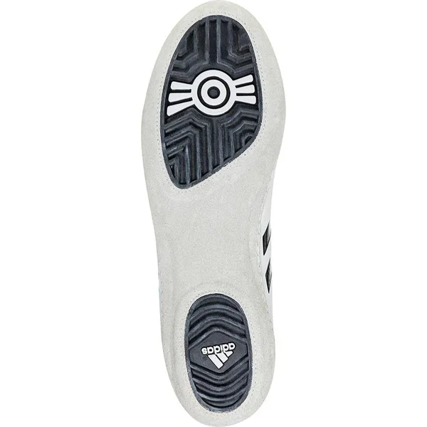 Adidas Combat Speed 5 Wrestling Shoes (White, Black)