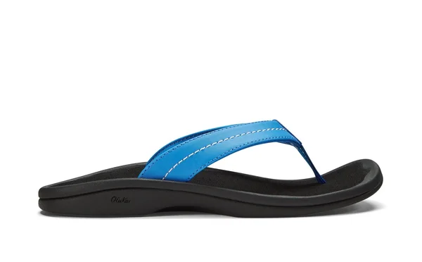 Olukai &Ohana Women's Flip Flops Ocean Blue - Black - 5