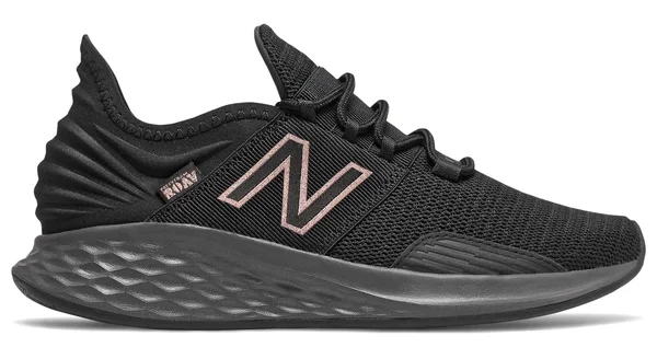 New Balance Women's Fresh Foam Roav Running Shoe - Magnet/Black 7M