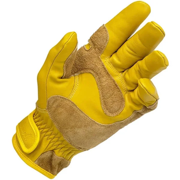 Biltwell Work Riding Gloves - Gold