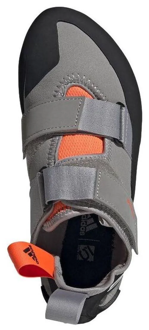Five Ten Women's Kirigami Climbing Shoe - 10 - Dove Grey - Black, Solar Red