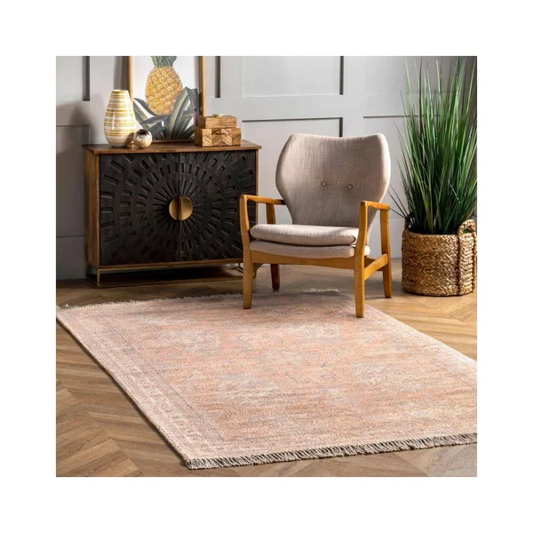 nuLOOM Luna 8 x 10 Blue Indoor Medallion Area Rug, OWLN03A-8010