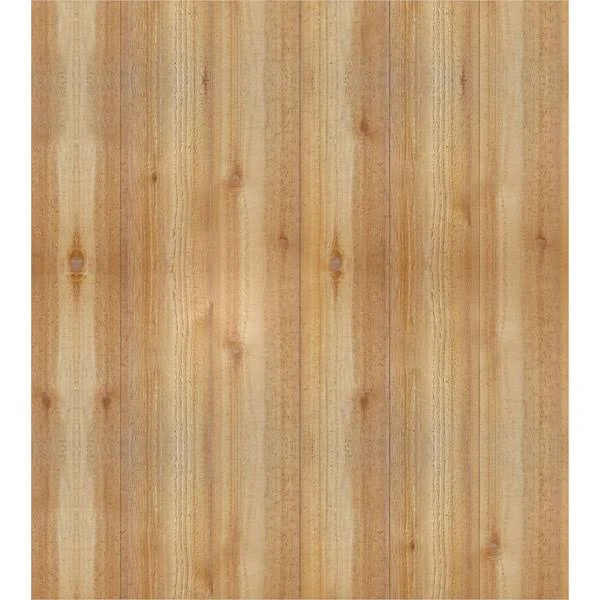 32 1/4x22W x 36x22H TimberCraft Six 5 3/8x22 Boards Joined Board-n-Batten Shutters w/Z-Bar, Rough Sawn Western Red Cedar (Per Pa