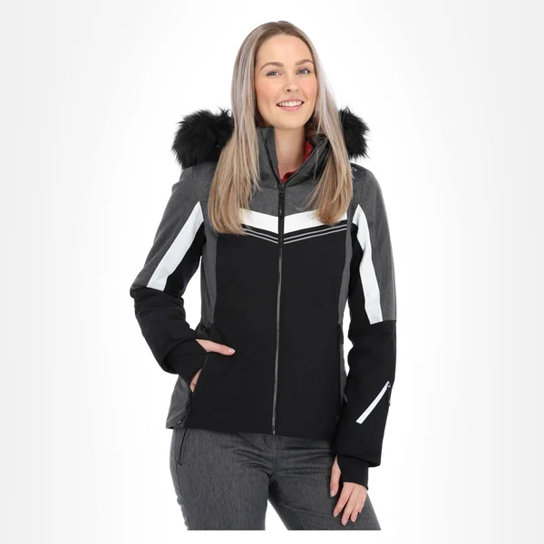 Cmp Synthetic Fur Ski Jacket S
