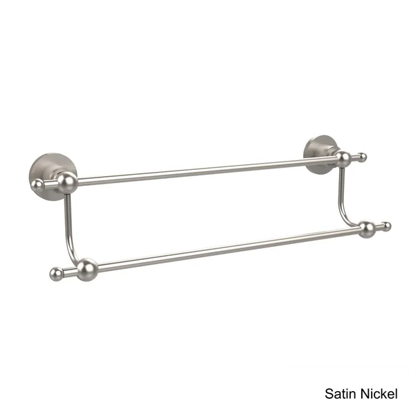 Allied Brass Astor Place Collection 24 inch Double Towel Bar Polished Nickel