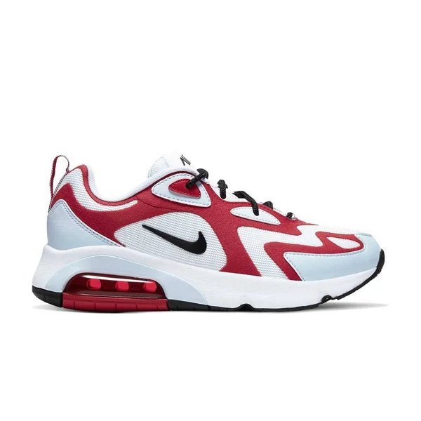 Nike Women's Air Max 200 Sneakers - White/Black/Gym Red - 8