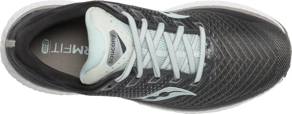 Saucony Women's Triumph 18 - 7 - Charcoal - Sky