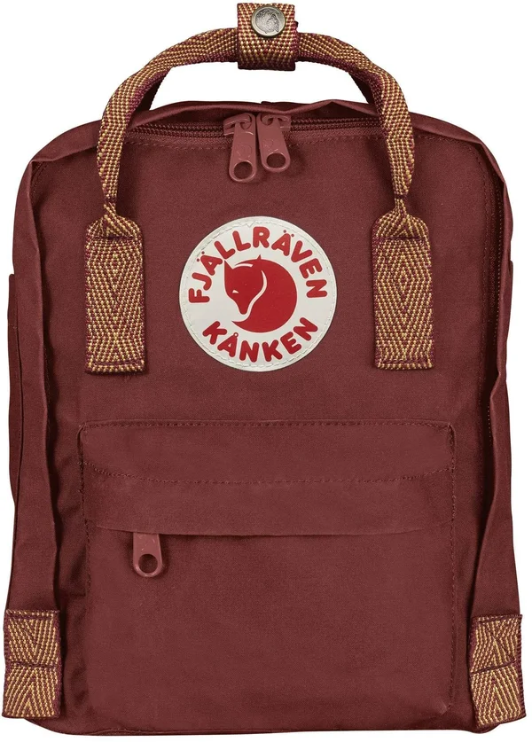 Fjallraven, Kanken Mini Backpack - Deep Red/Random Blocked