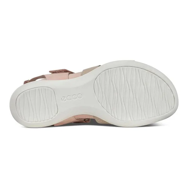 Ecco Flash Flat Sandal Size 10 Shadow White