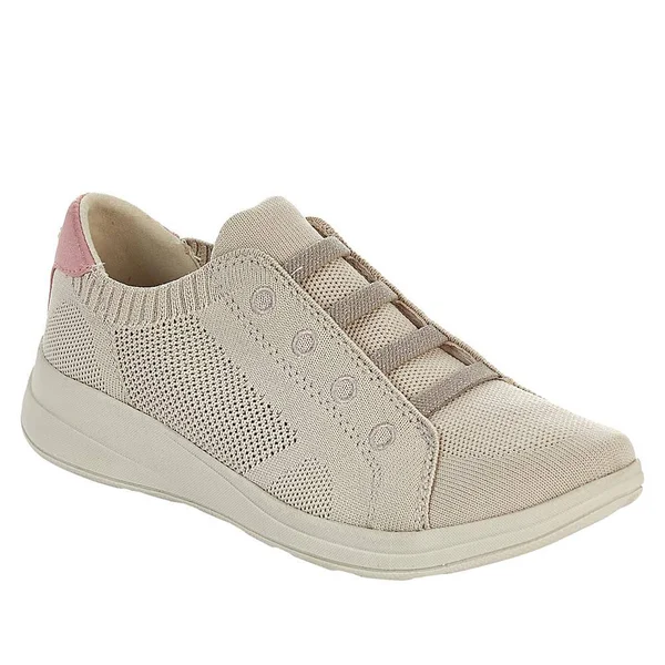 Bzees Golden Knit Slip-On Sneaker - Size 7.5 in Taupe Fabric at Nordstrom