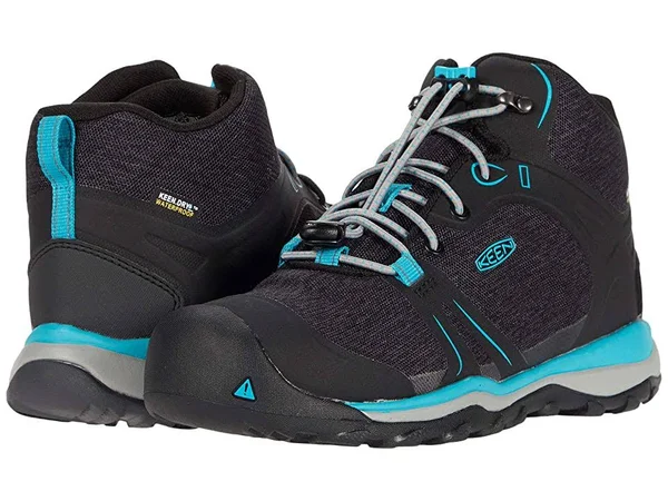 Girl's Keen Terradora II Waterproof Sneaker, Size 2 M - Black