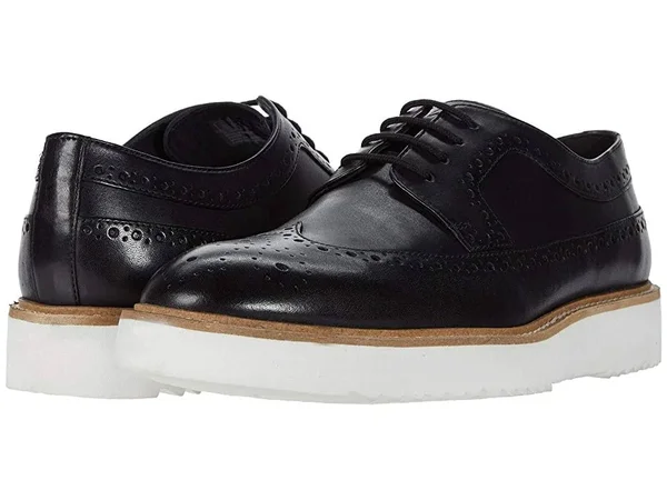 Men's Clarks Ernest Limit Wing Tip Oxford - Size: 7, Black