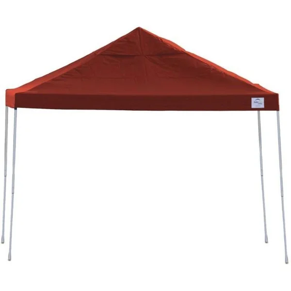 ShelterLogic 12 ft. x 12 ft. Pro Pop Up Canopy, Straight Leg, White