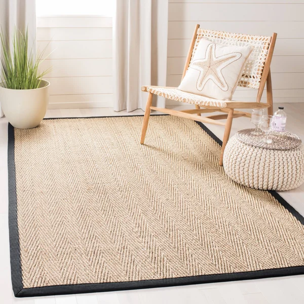 Safavieh Natural Fiber NF115J Natural/Ivory 8& x 10& Area Rug