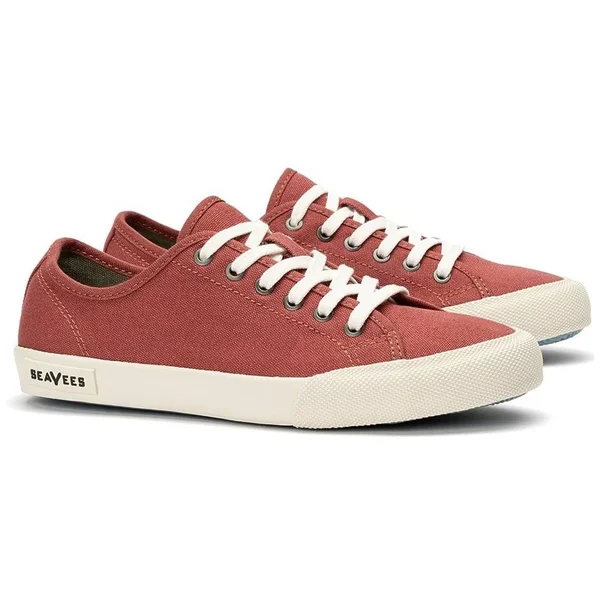 SeaVees Women's Monterey Standard Sneaker Red Ochre