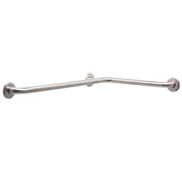 CSI Bathware L-Shaped Horizontal Angled Bathroom Safety Bar