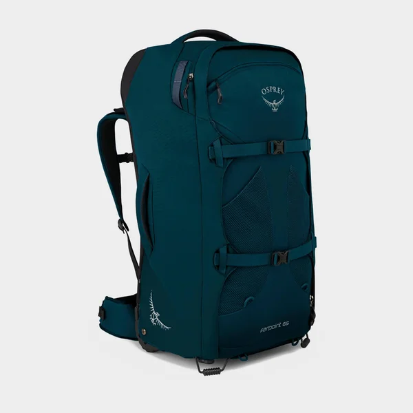 Osprey Farpoint 65 Wheeled Travel Pack Petrol Blue