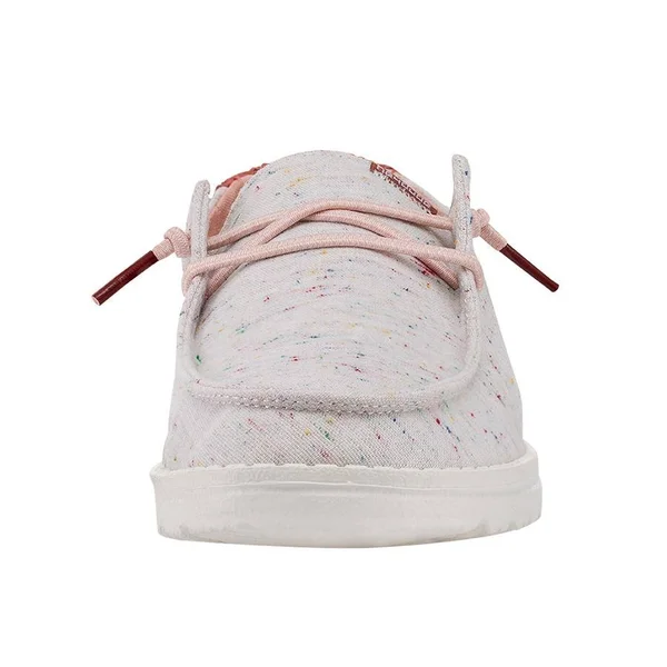 Hey Dude Wendy Women's Shoes Confetti Pink : 9 M