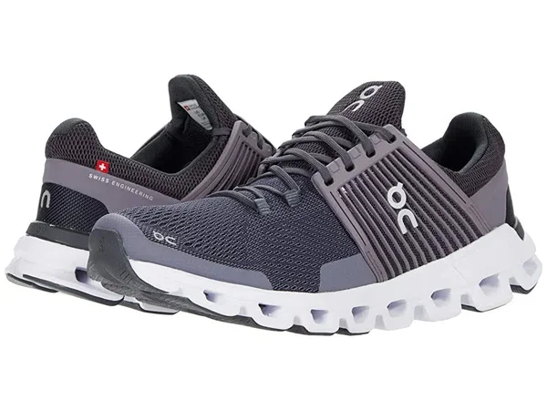 on Running Women's Cloudswift Running Shoes, Shark/Shadow, 6.5