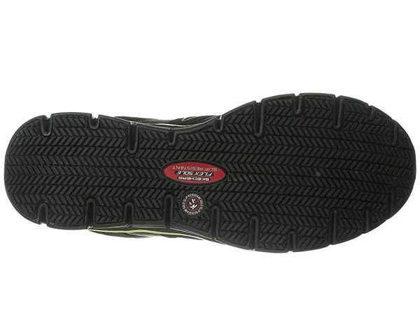 Skechers Work Synergy - Ekron Alloy Toe - Men's Black/Lime