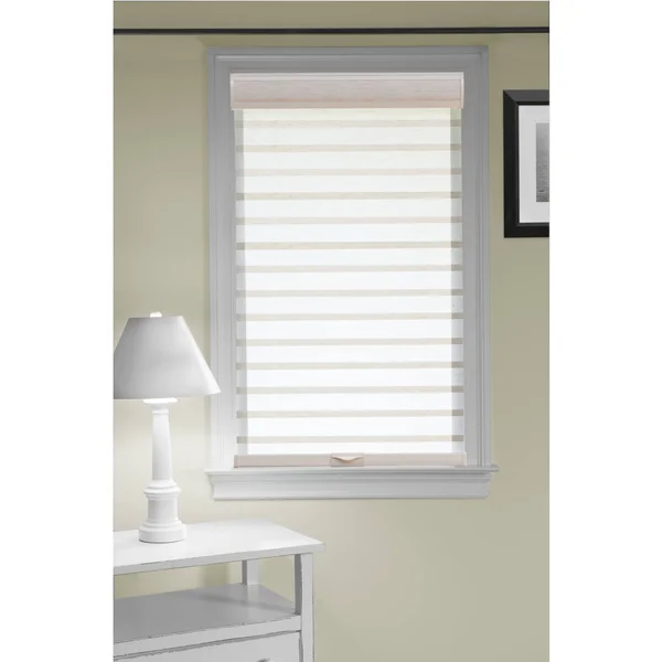 Achim Cordless Celestial Sheer Double Layered Shade Linen