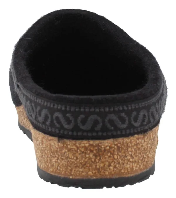 Women's Stegmann Wool Felt Cork Clog Slipper - Size: 11, Black